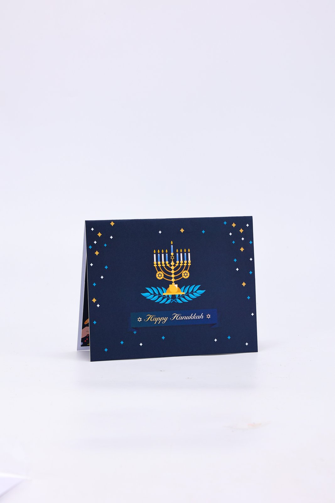 Hanukkah 90° 3D Pop Up Card
