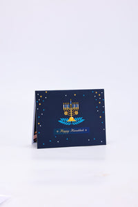Hanukkah 90° 3D Pop Up Card