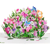 Flowering Shrubs 3D Pop Up Card