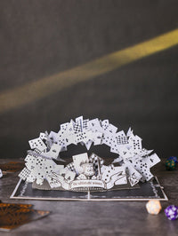 Playing Cards House 3D Pop Up Card