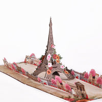 Paris Eiffel Tower 3D Pop Up Card