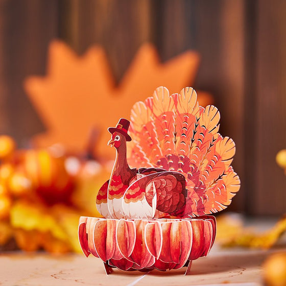 Pumpkin Turkey Greeting Card