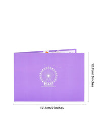 Lavender Crystal Ball Card