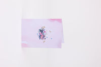 Inset Butterfly Flower Box Greeting Card