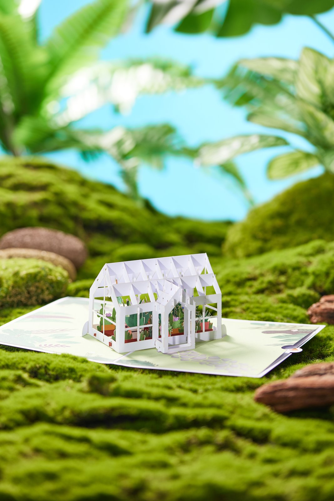 Greenhouse 3D Pop Up Card