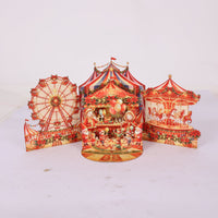 Circus Christmas Double Door Pop Up Card
