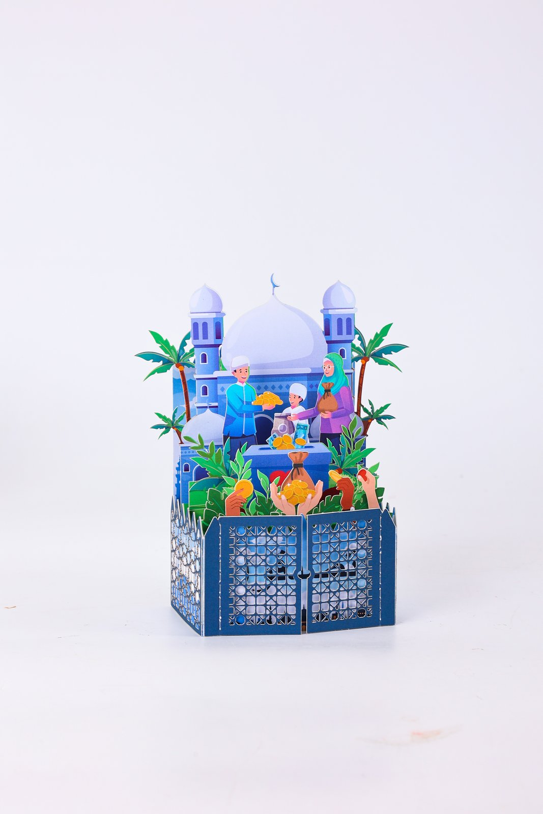 Muslim Eid Mubarak 3D Pop Up Card