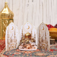 Eid Mubarak Double Door Architecture 3D Pop Up Card