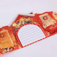 Vintage Valentine's Day Double Door Pop Up Card