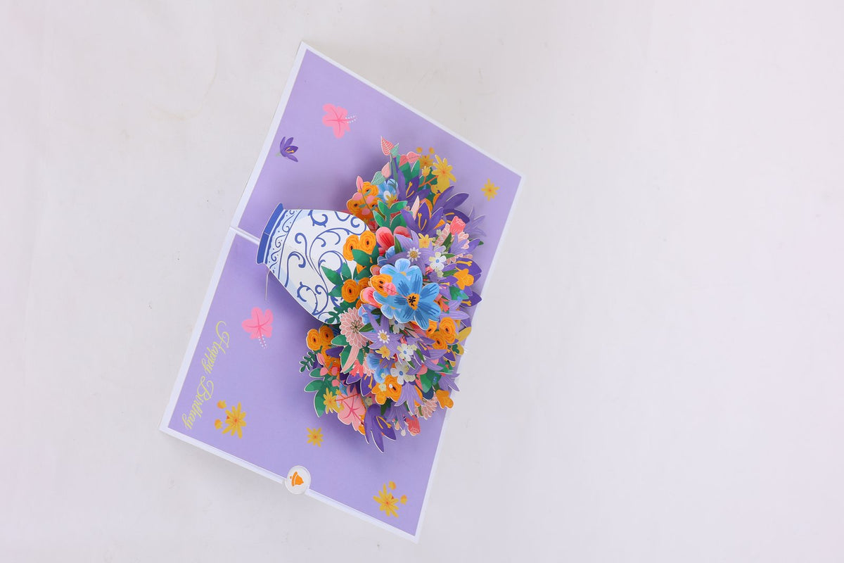 Easter Floral Wreath Heart Greeting Card