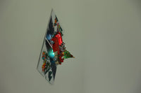 Christmas Vintage Sports Car Music LED Light Greeting Card