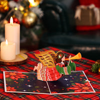 Holy Christmas Angel 3D Pop Up Card