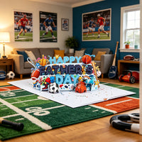 Happy Father's Day Pop-Up Card （Sports）