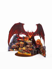 Red Fire Dragon 3D Pop Up Card