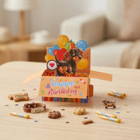 Dog Heart Birthday Greeting Card