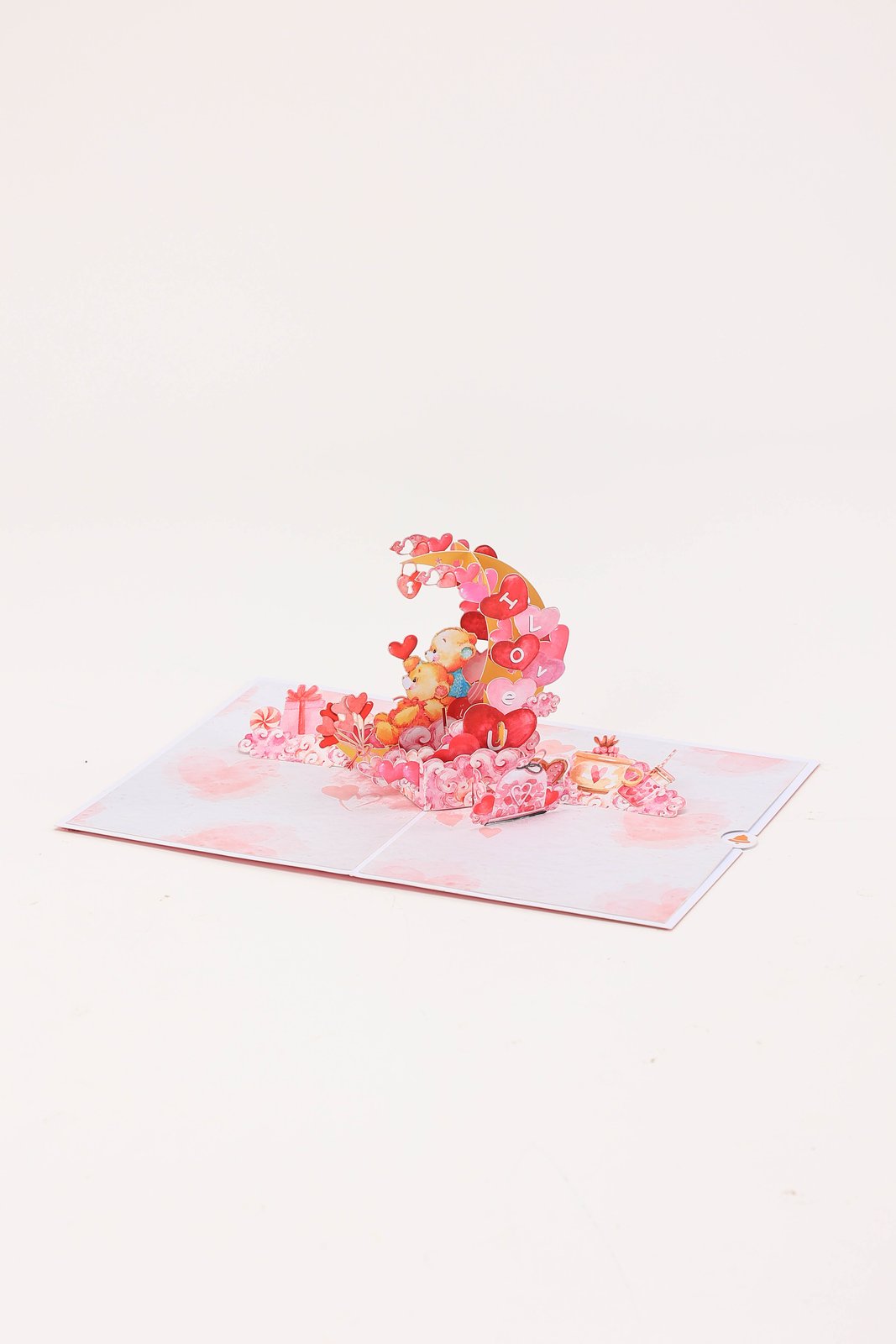 Bear Ladder Valentine's Day Greeting Card