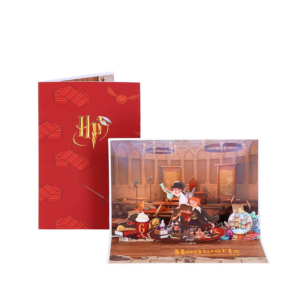 Magic Large Great Hall 3D Pop Up Card