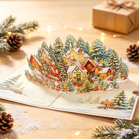 Christmas Tree House Greeting Card