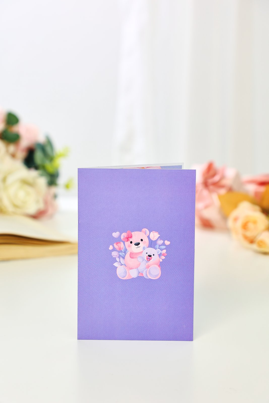 Mother's Day Bear 3D Pop Up Card