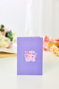 Mother's Day Bear 3D Pop Up Card