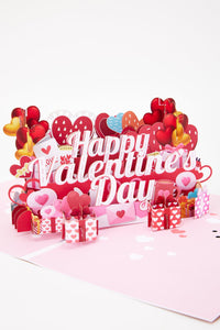 Valentine's Day Happy Music 3D Pop Up Card