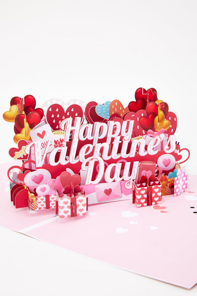 Valentine's Day Happy Music 3D Pop Up Card