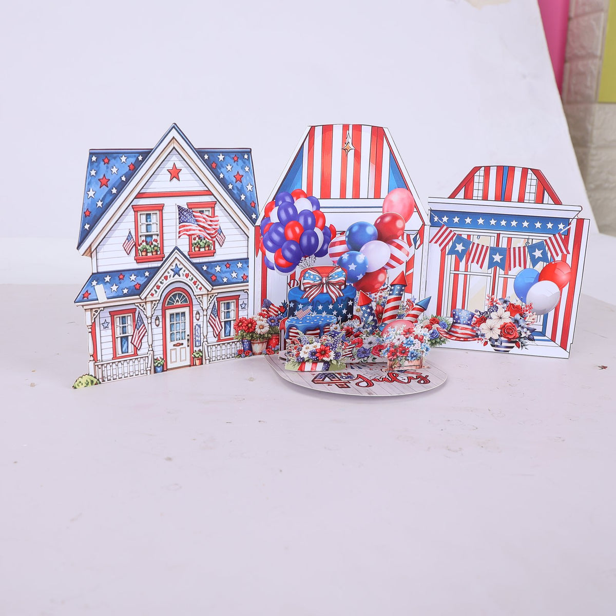 Independence Day 3D Pop Up Card
