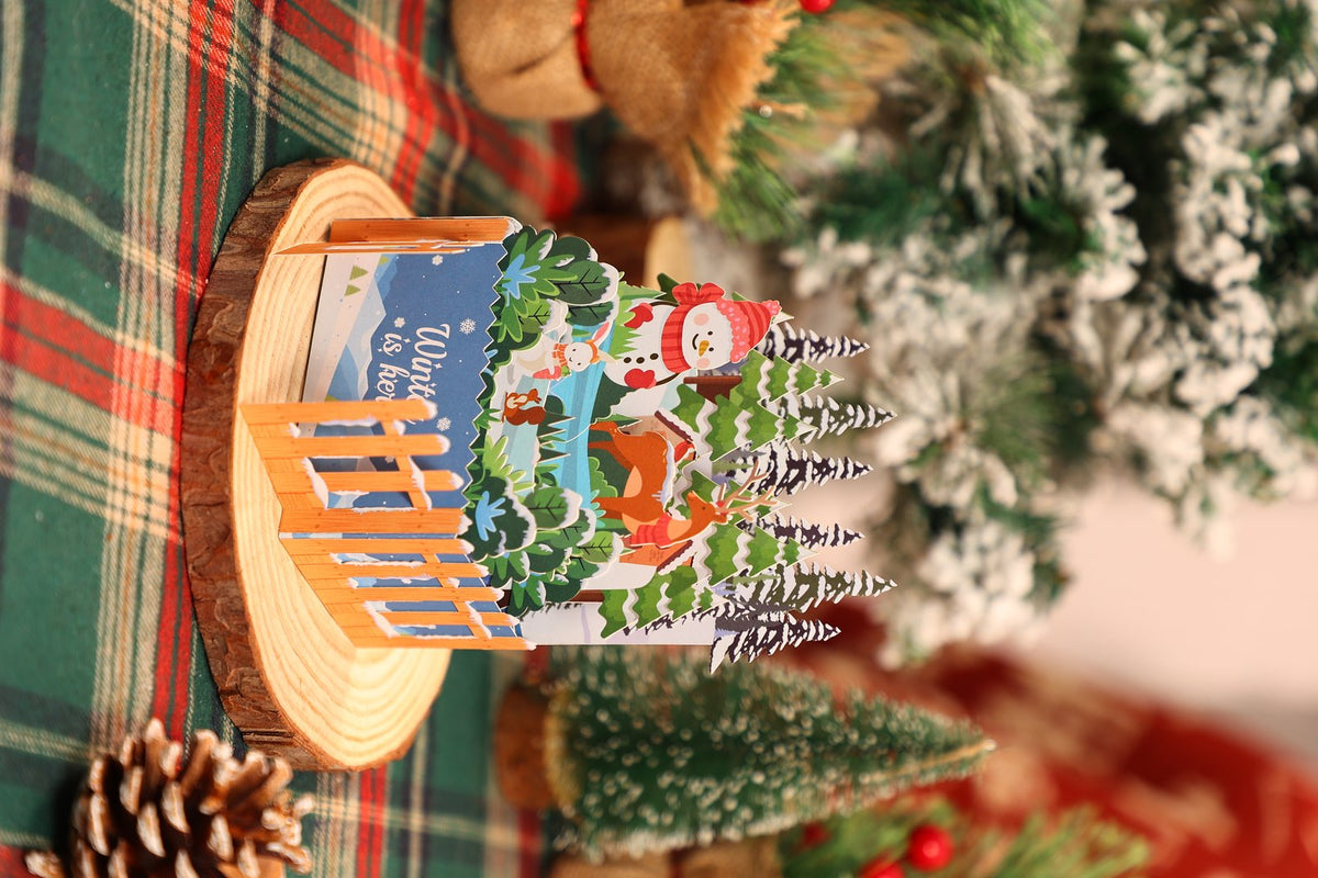 Winter Snowy Scene Greeting Card
