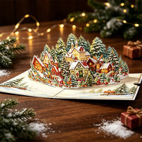 Christmas Tree House Greeting Card
