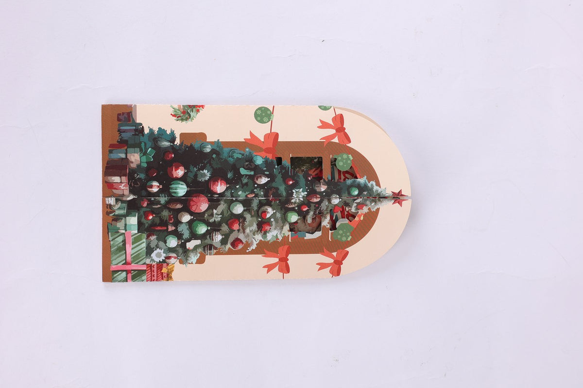 Christmas Tree Gift Arch 3D Pop Up Card