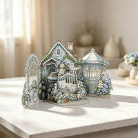 Hydrangea Garden Double Door Card