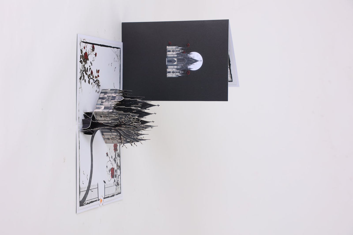 Gothic Architecture 3D Pop Up Card