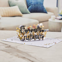 Personalized Congratulations 3D Pop Up Card