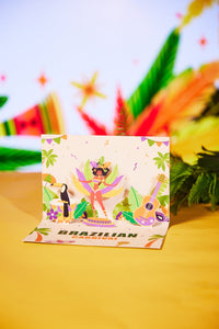 Brazil Carnival 90° 3D Pop Up Card