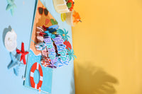 Surfing Birthday 3D Pop Up Card