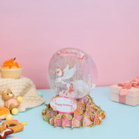 Unicorn Crystal Ball Birthday Greeting Card