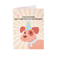 Gag Dog Birthday Greeting Card