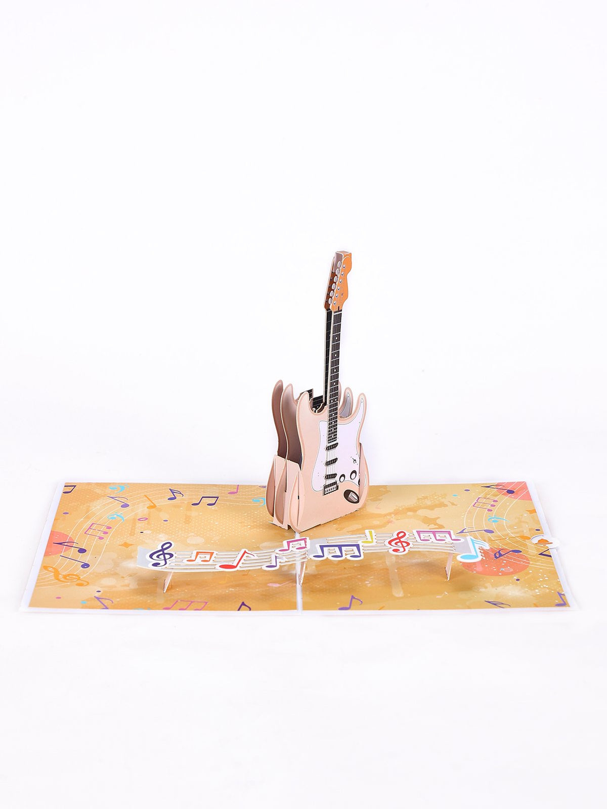 Electric Guitar Flip Pop Up Card