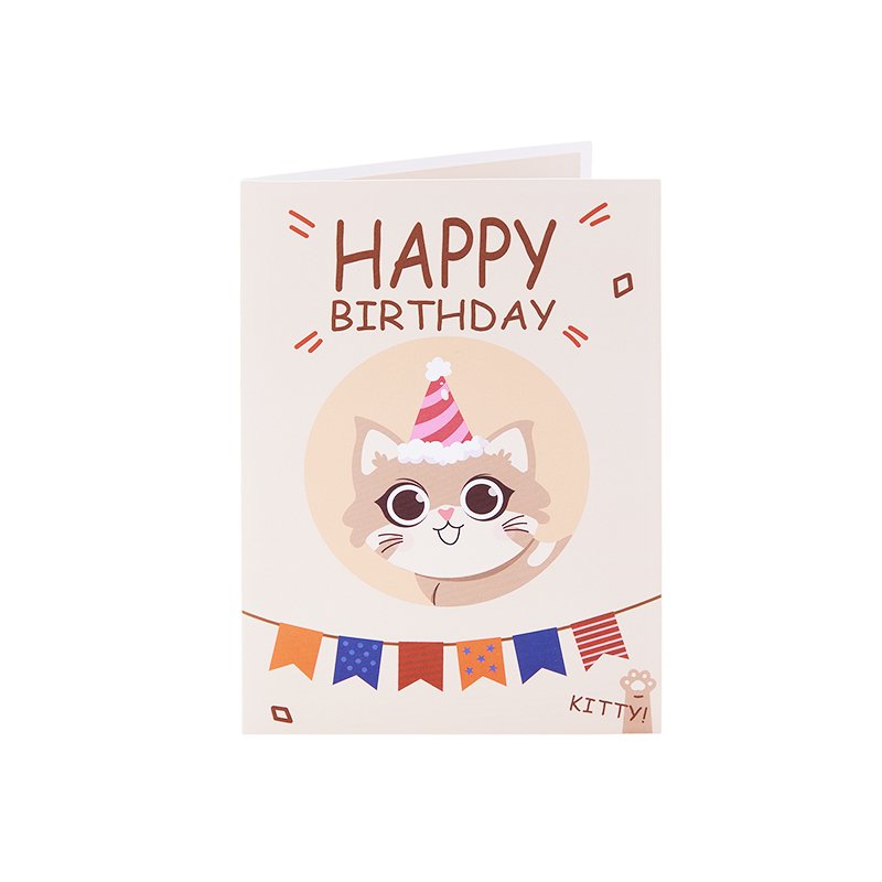 Cat Compliment Birthday Greeting Card
