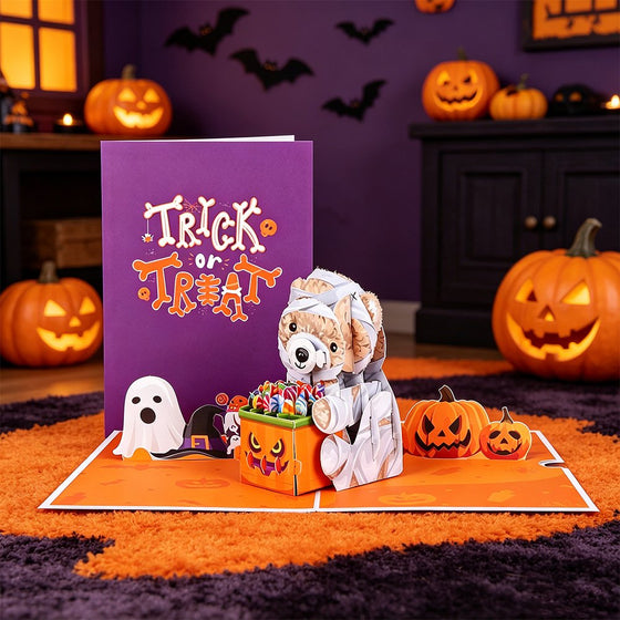 Halloween Bear 3D Pop Up Card