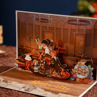 Magic Large Great Hall 3D Pop Up Card
