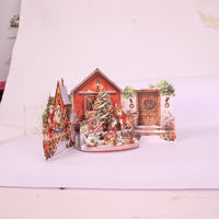 Christmas Double Door Pop Up Card