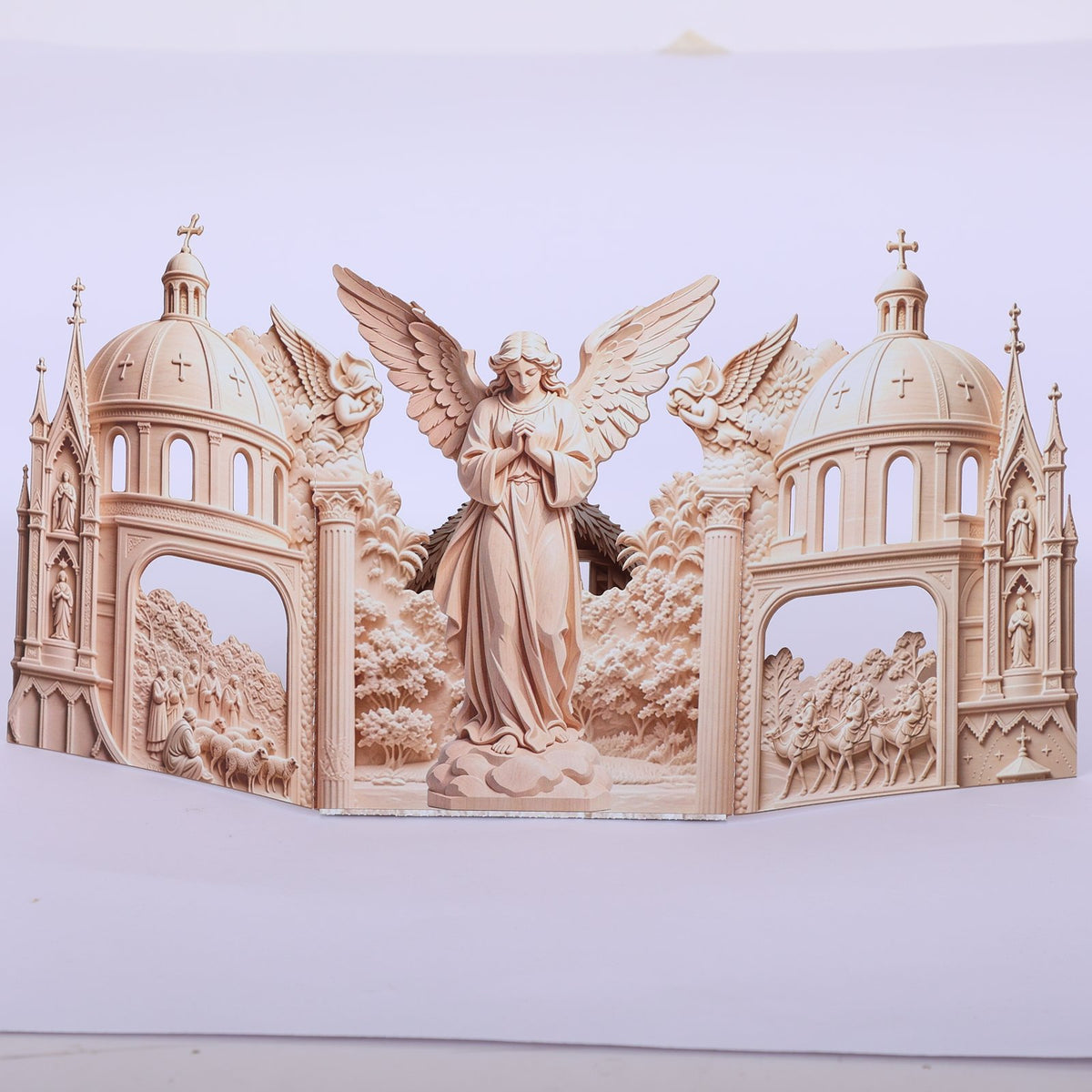Relief Nativity Greeting Card
