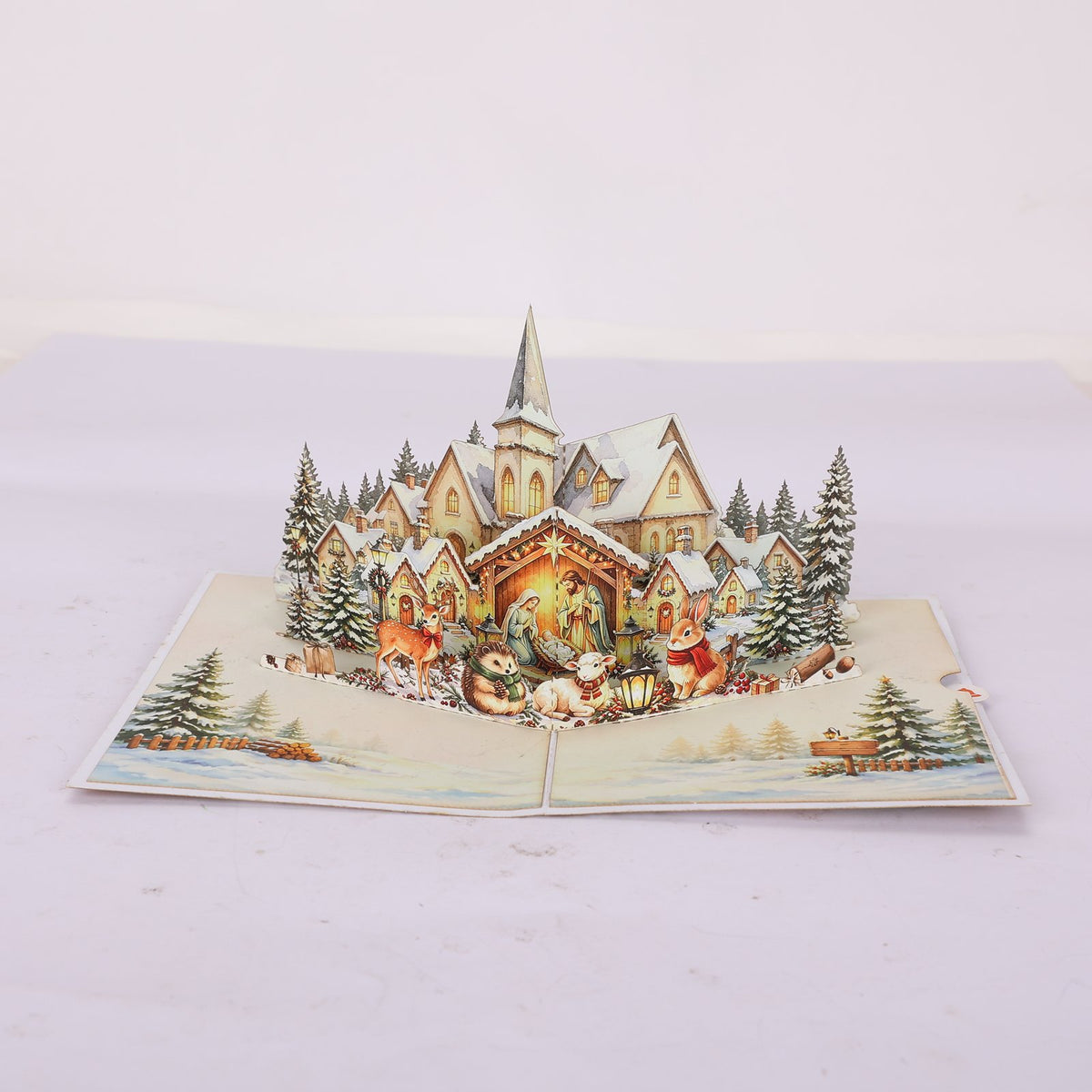 Nativity House Greeting Card