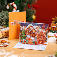 Christmas Sleigh Gift Flip Pop Up Card