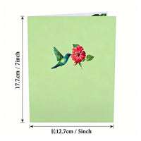 Hummingbird 3D Pop Up Card