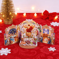 Nativity Double Door Card