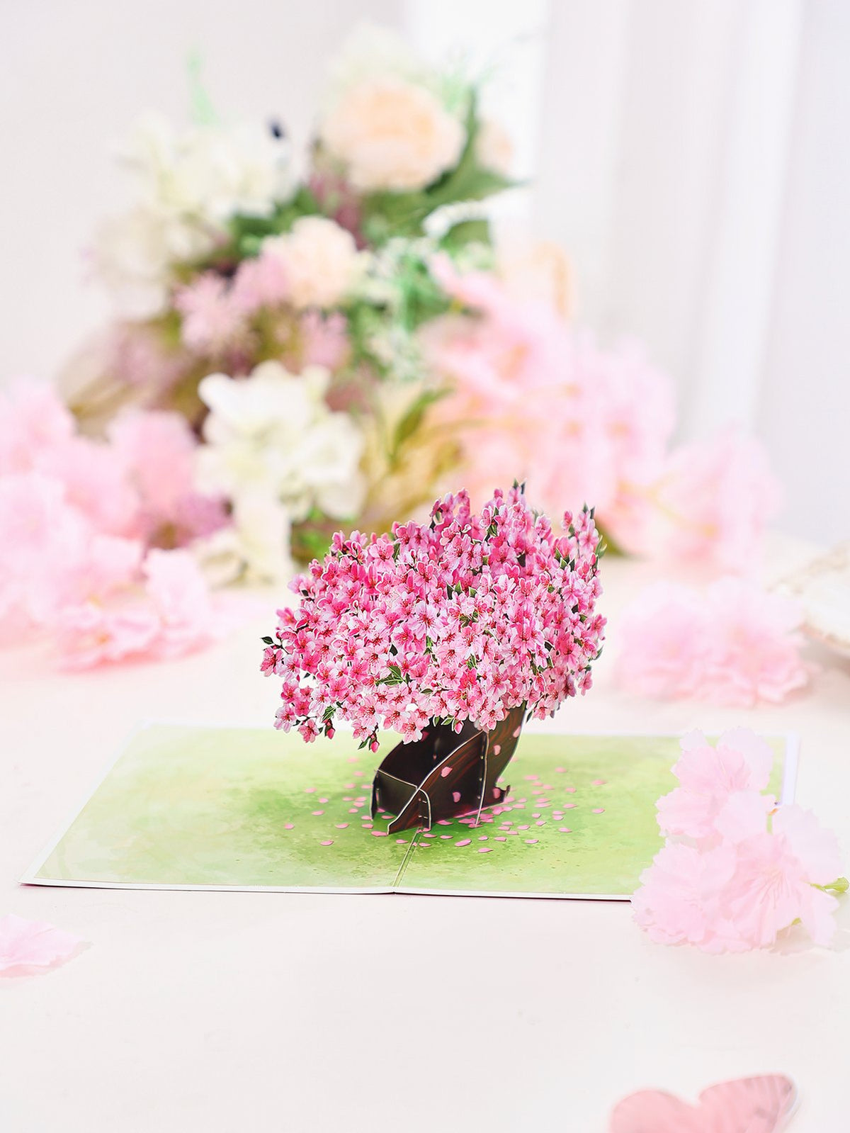 Cherry Blossom Tree 3D Pop Up Card