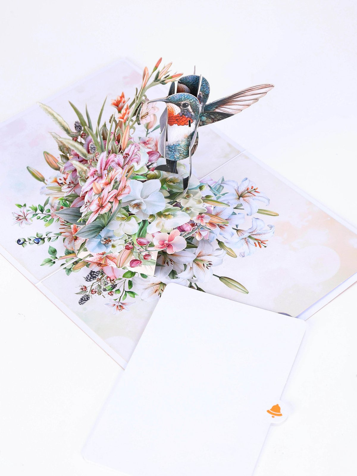 Hummingbird Lily Greeting Card