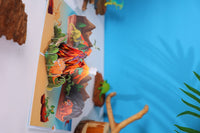 Dinosaur Volcano 3D Pop Up Card